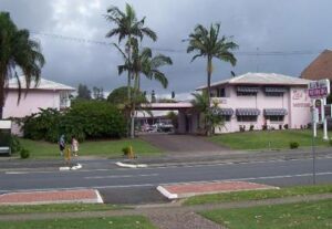 Tile restoration Las Vegas Motel – Before