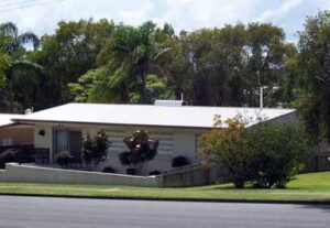 Asbestos re-roof in Surfmist Colorbond