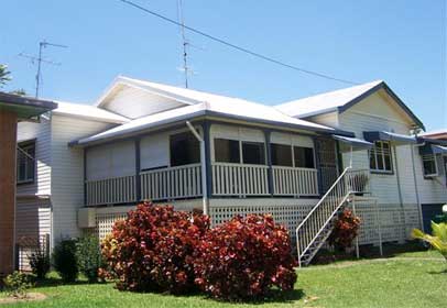 Surfmist roofing and Ocean Blue guttering